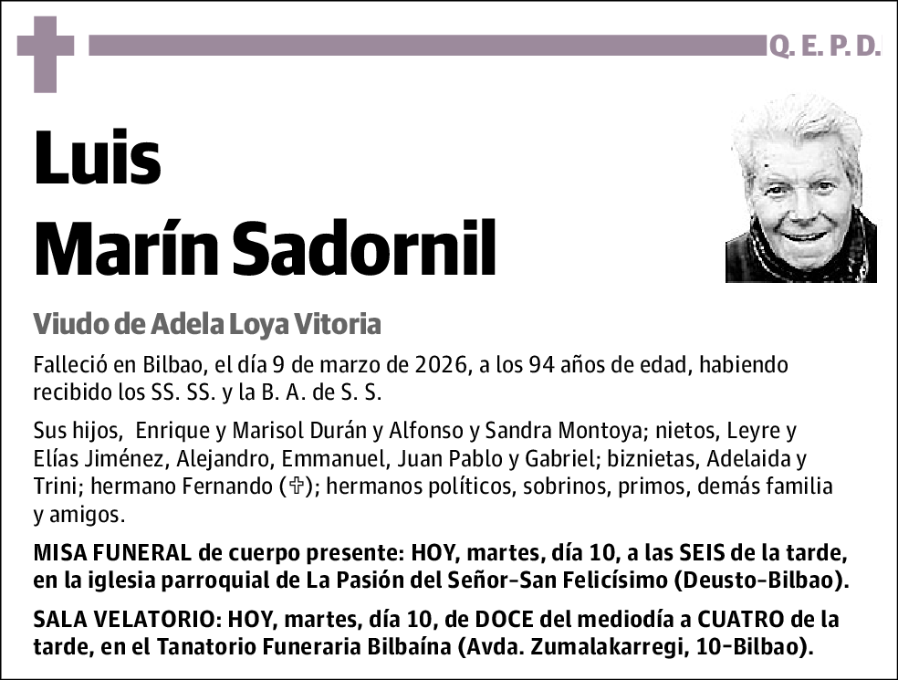 Luis Marín Sadornil