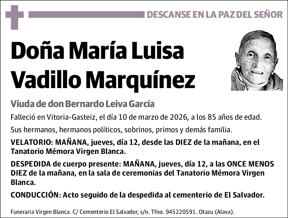 María Luisa Vadillo Marquínez