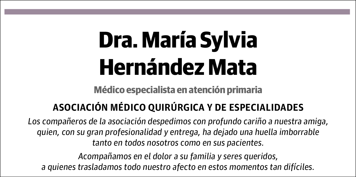 Maria Sylvia Hernández Mata