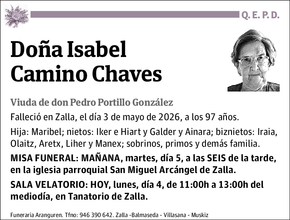 Isabel Camino Chaves