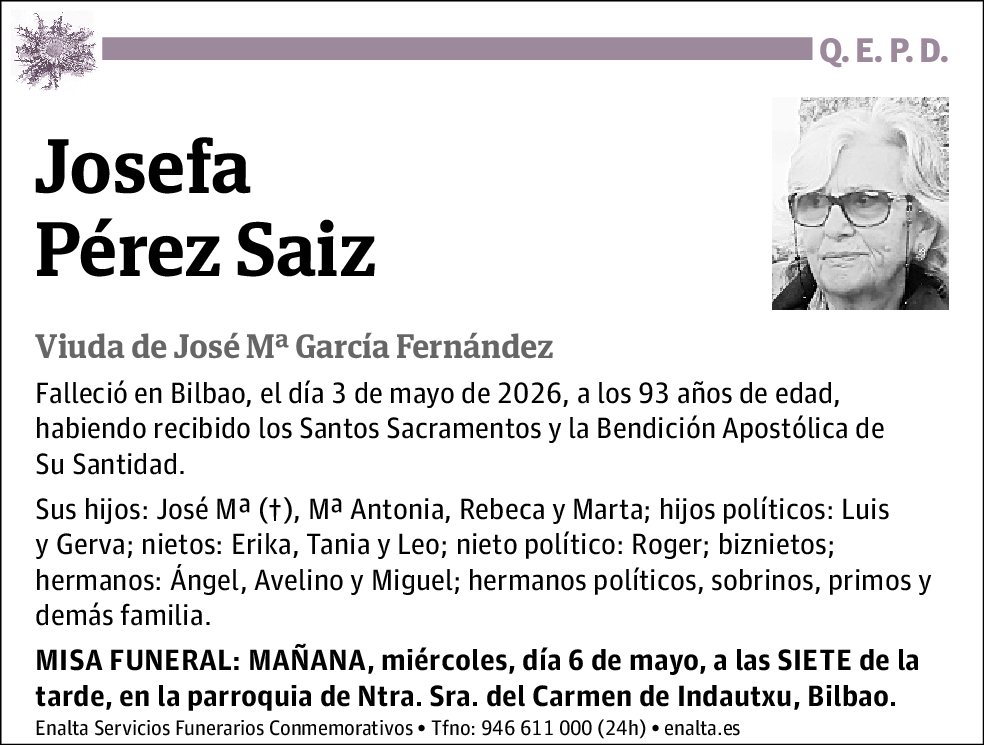 Josefa Pérez Saiz
