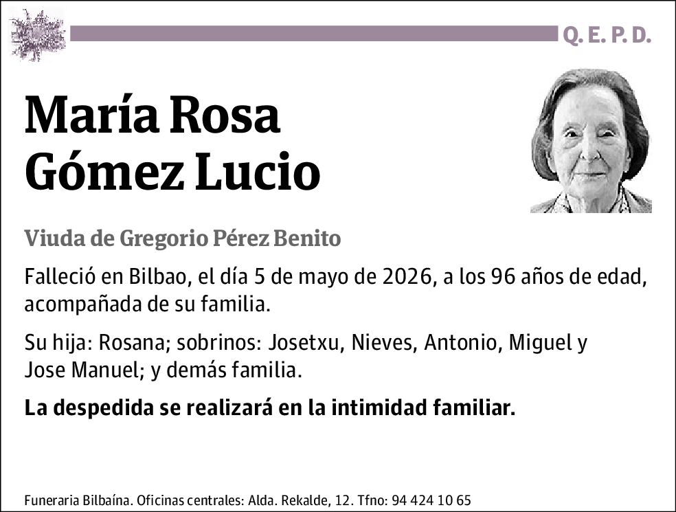 María Rosa Gómez Lucio