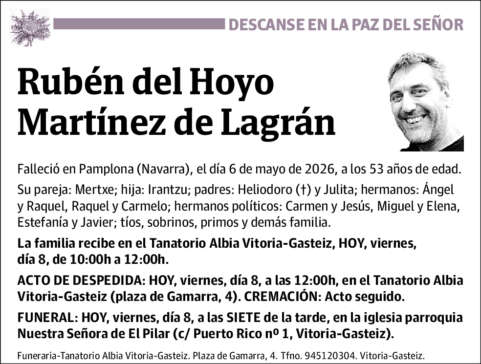 Rubén del Hoyo Martínez de Lagrán