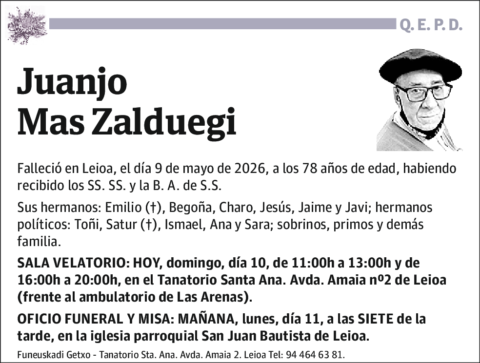 Juanjo Mas Zalduegi
