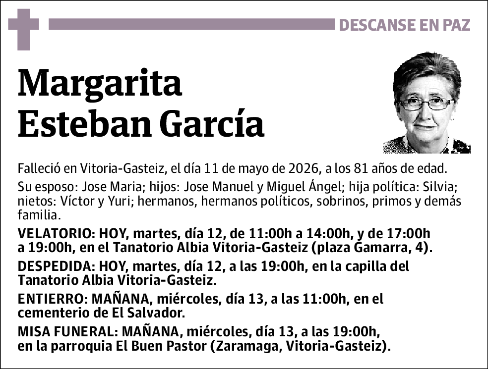Margarita Esteban García