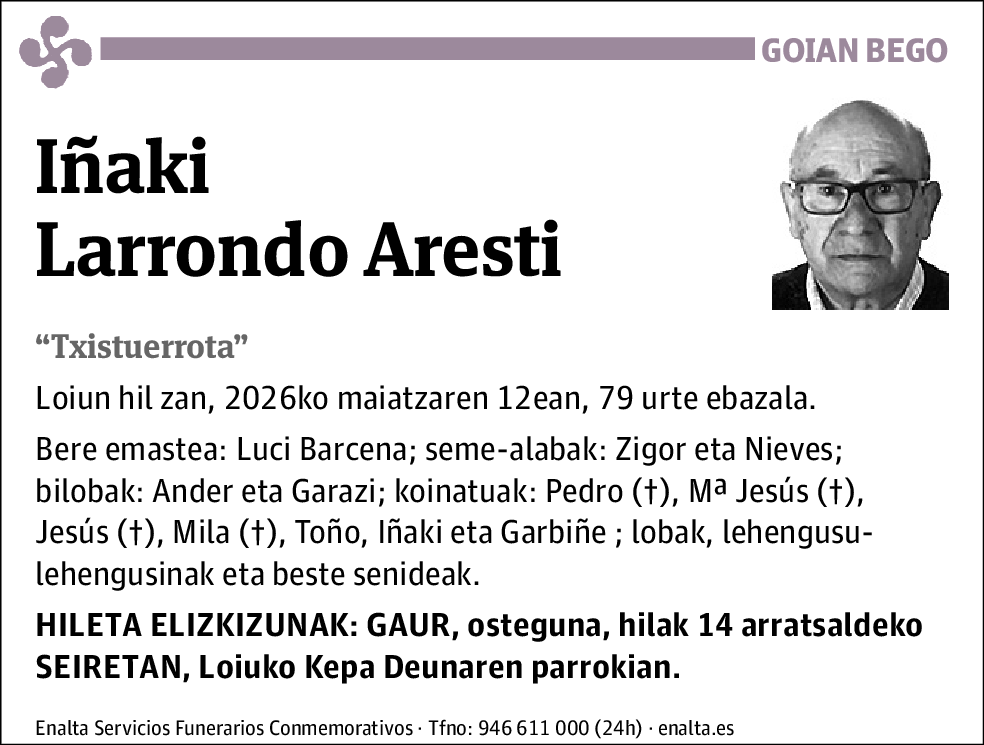 Iñaki Larrondo Aresti