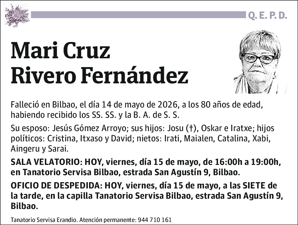 Mari Cruz Rivero Fernández