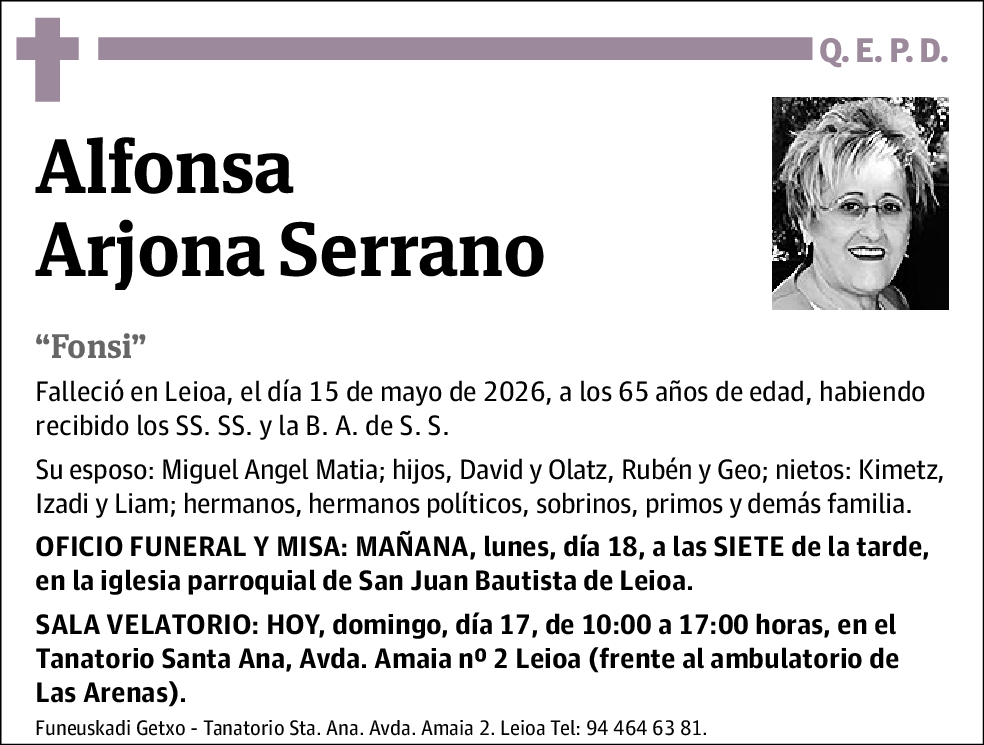 Alfonsa Arjona Serrano