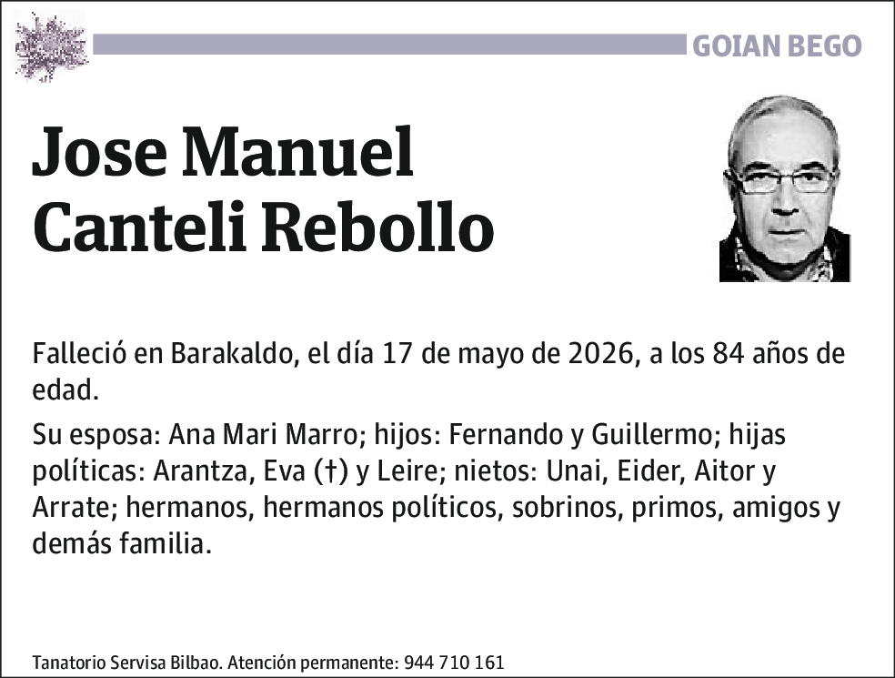 Jose Manuel Cantelli Rebollo
