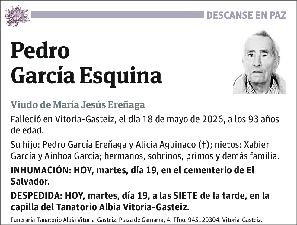 Pedro García Esquina