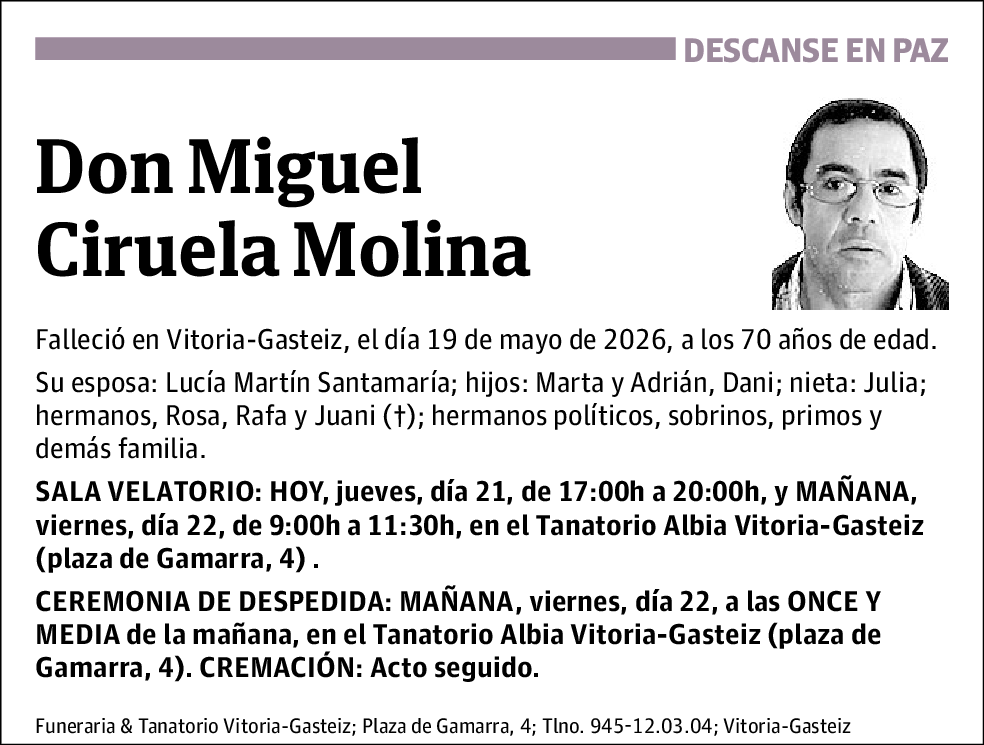 Miguel Ciruela Molina