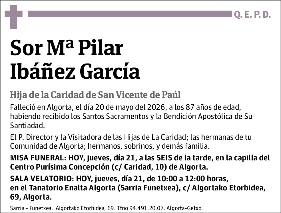 Mª Pilar Ibáñez García