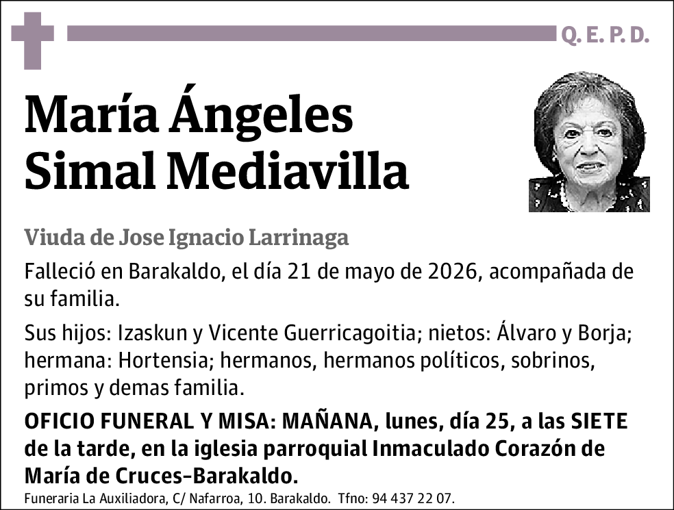 María Ángeles Simal Mediavilla