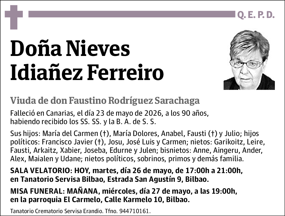 Nieves Idiañez Ferreiro