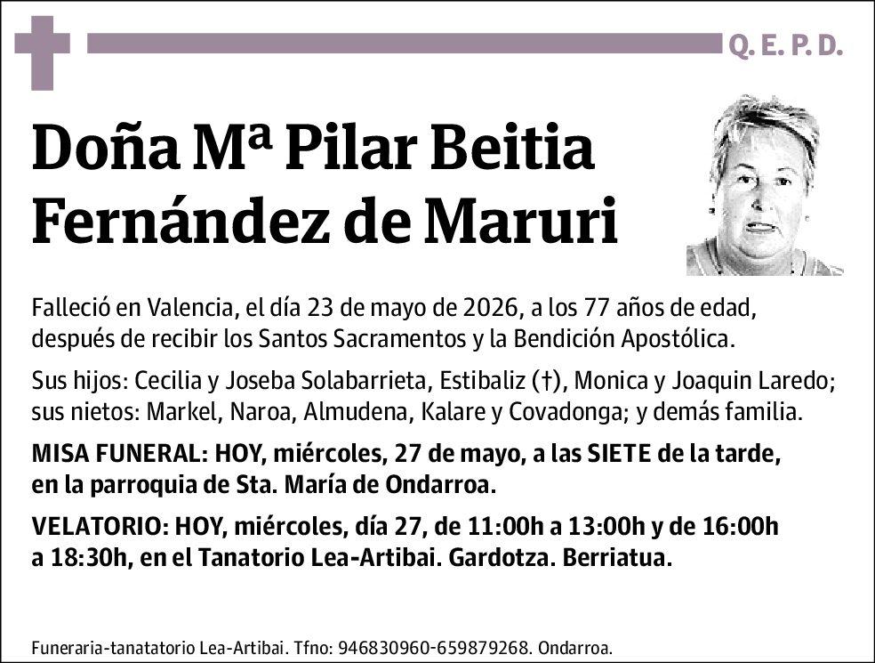Mª Pilar Beitia Fernández de Maruri