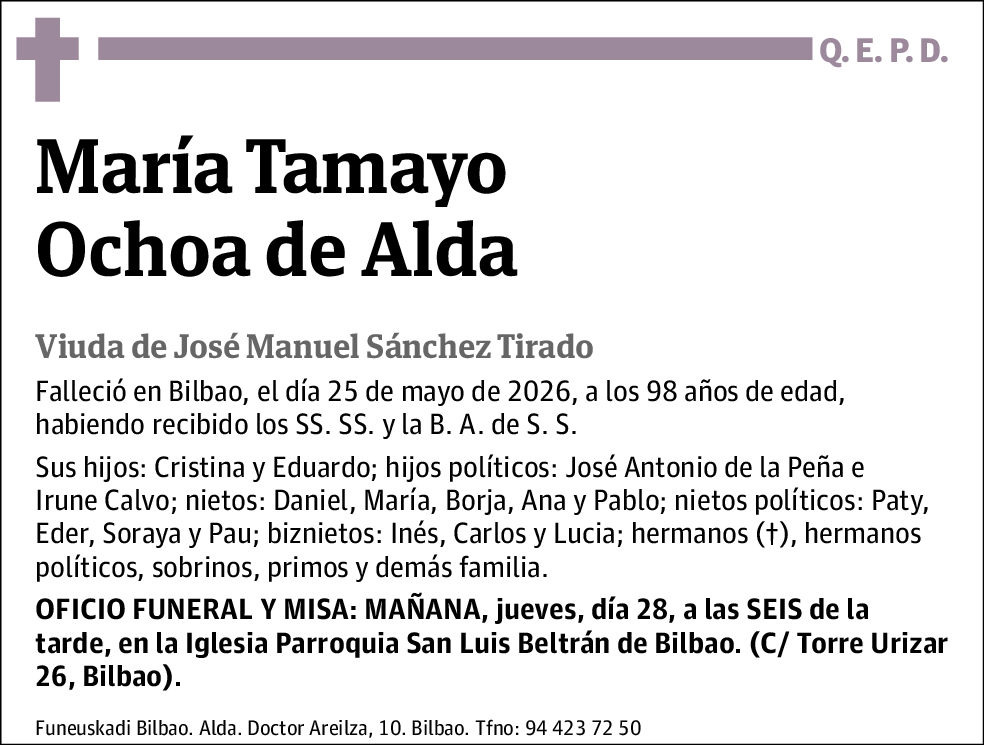 Maria Tamayo Ochoa de Alda