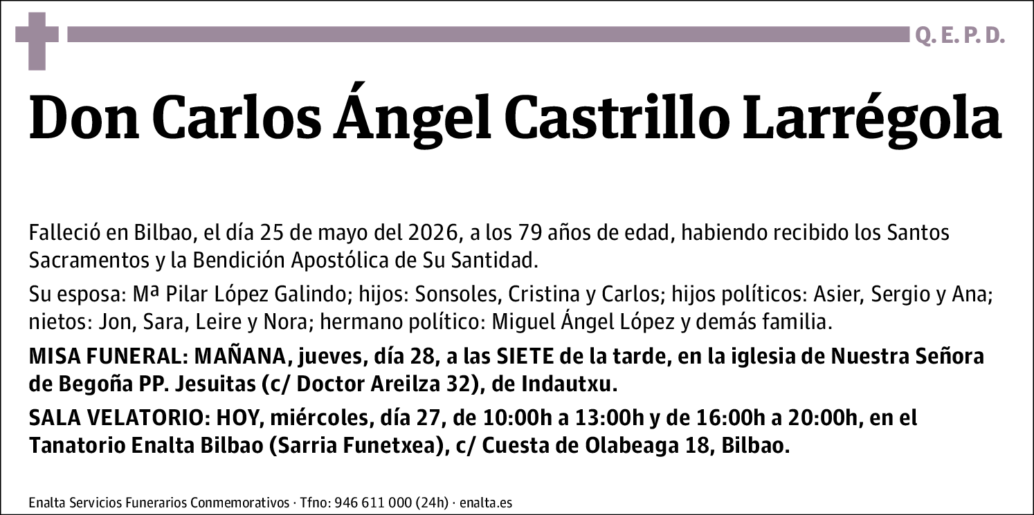 Carlos Ángel Castrillo Larrégola
