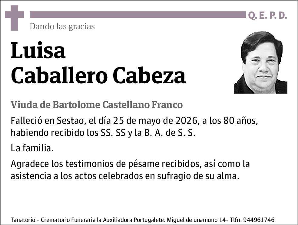 Luisa Caballero Cabeza