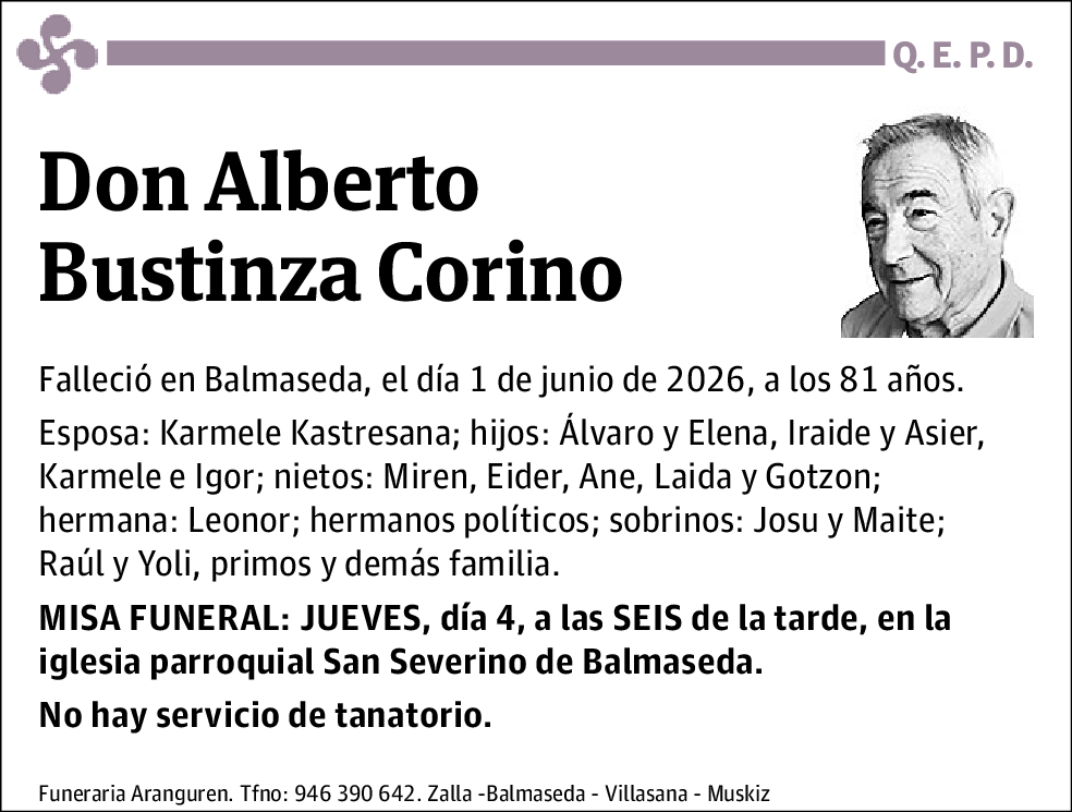 Alberto Bustinza Corino
