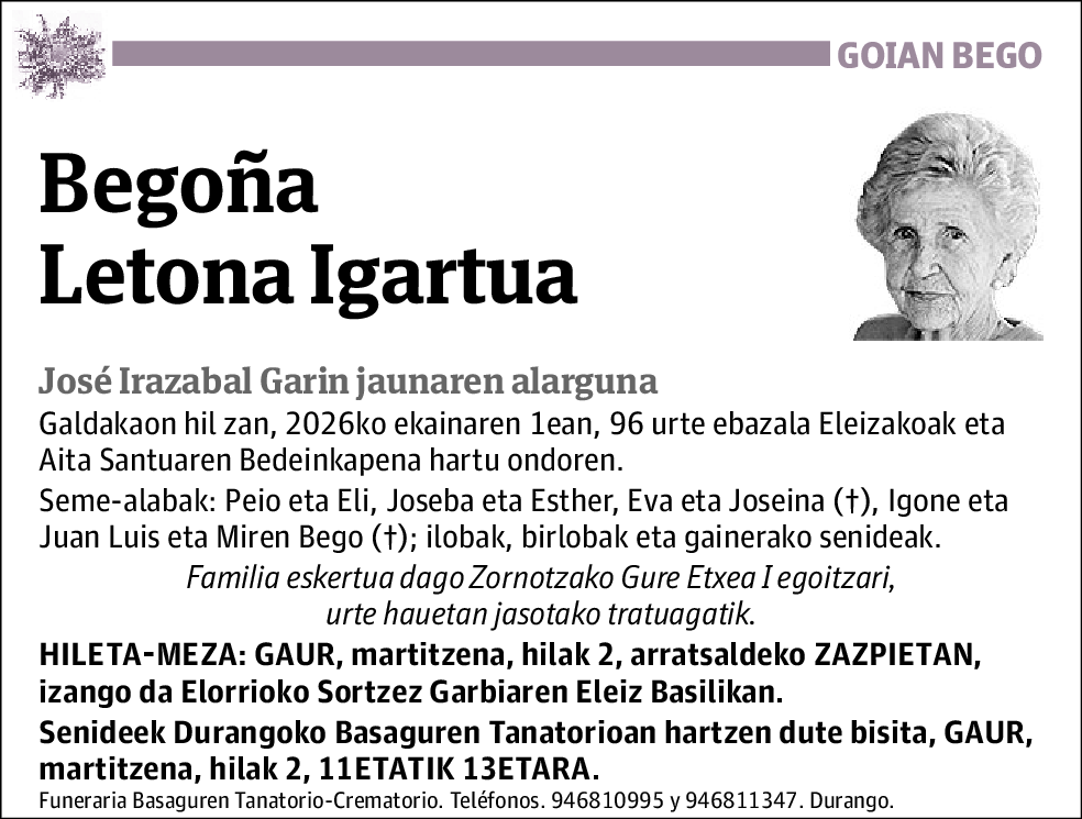 Begoña Letona Igartua
