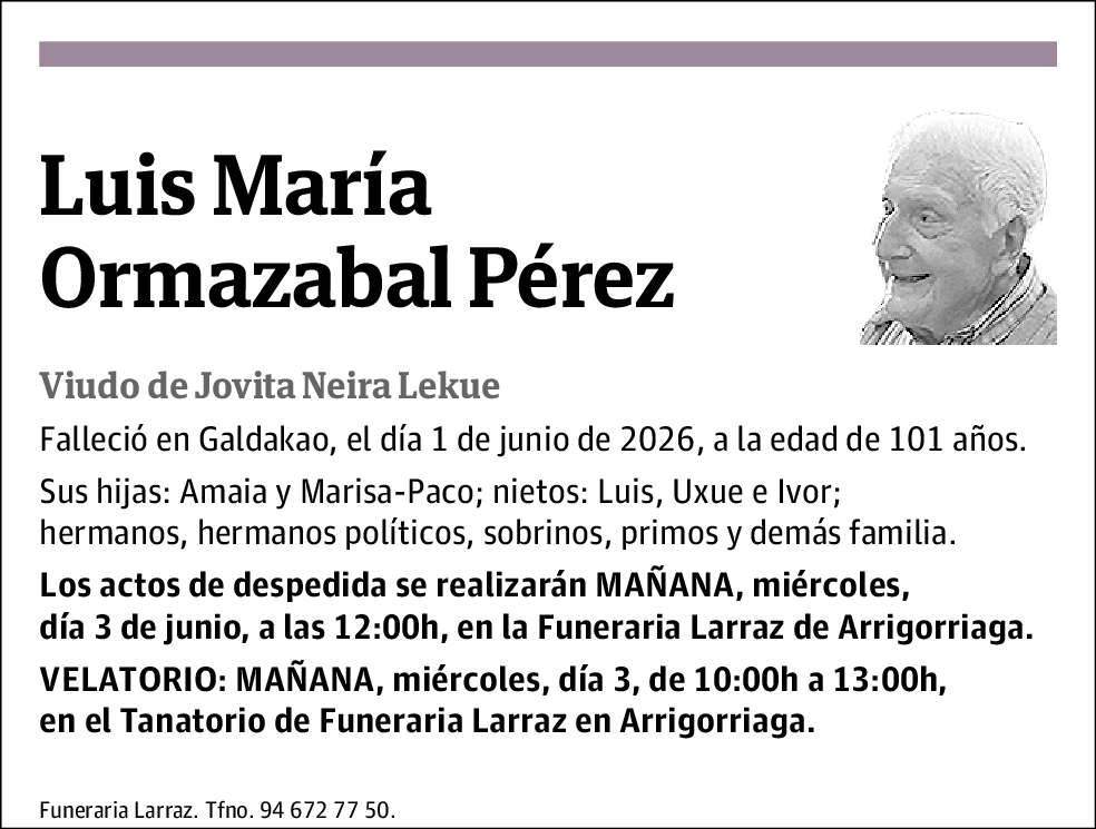 Luis María Ormazabal Pérez