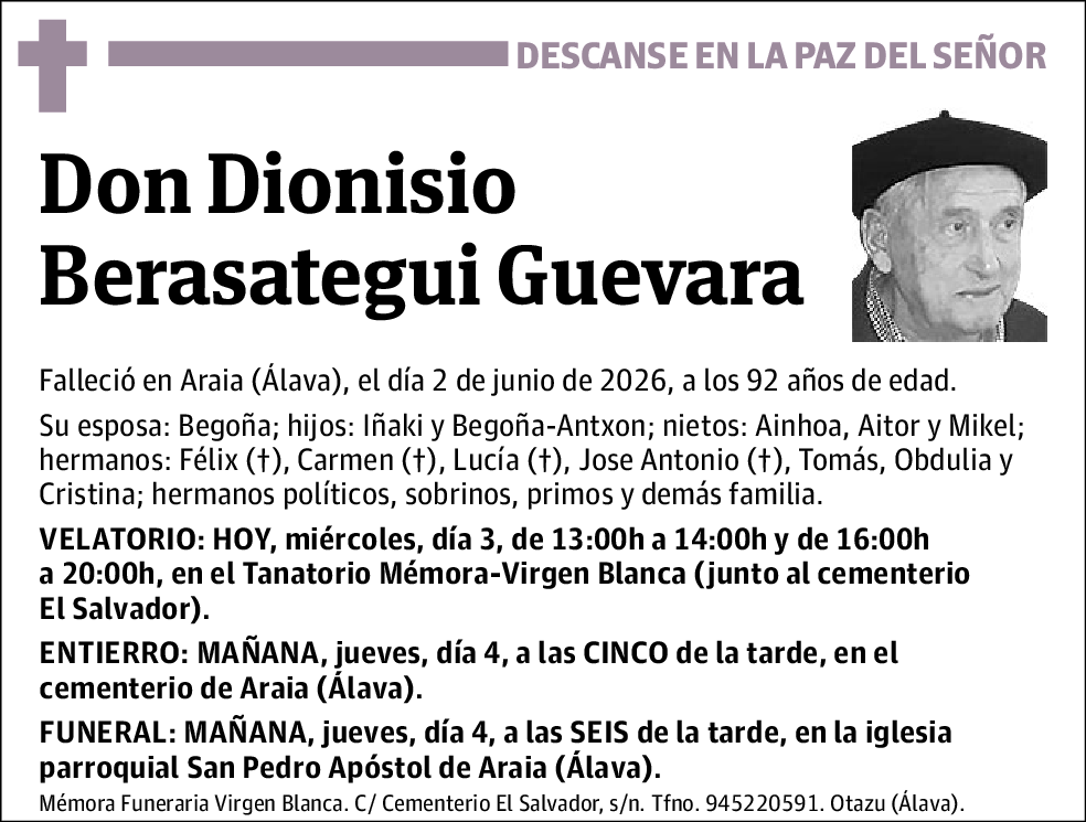 Dionisio Berasategui Guevara