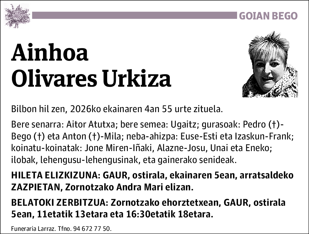 Ainhoa Olivares Urkiza