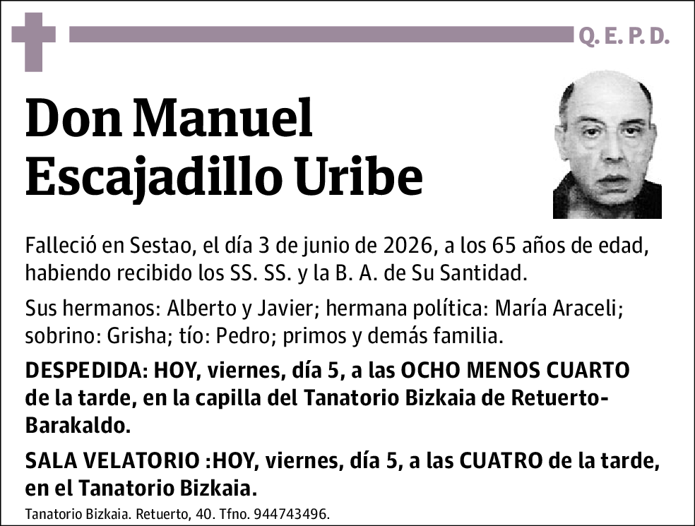 Manuel Escajadillo Uribe