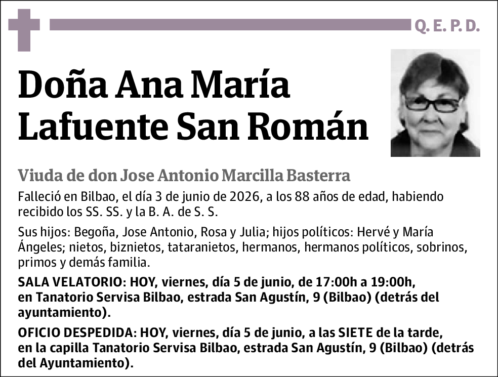 Ana María Lafuente San Román