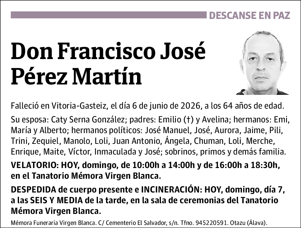 Francisco José Pérez Martín