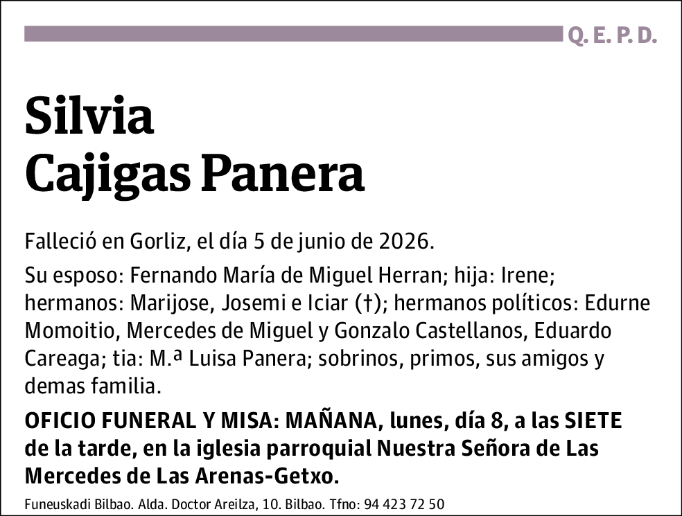 Silvia Cajigas Panera
