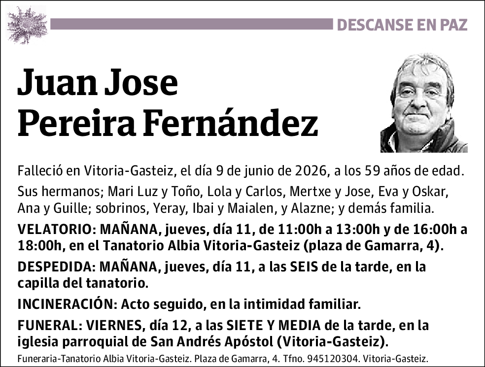 Juan Jose Pereira Fernández