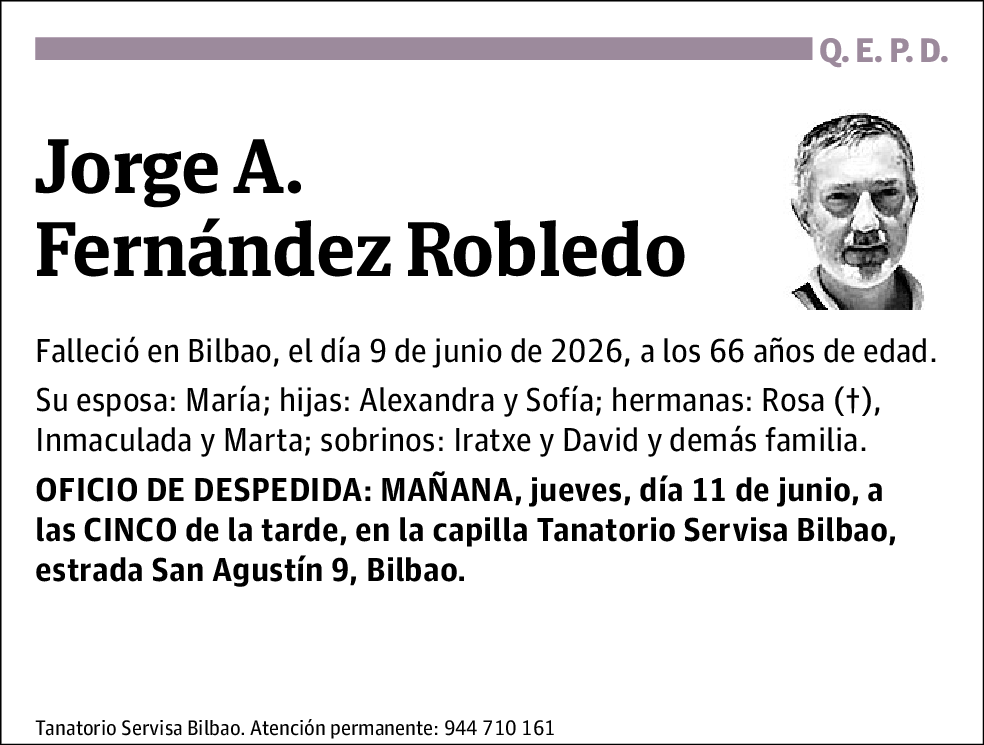 Jorge A. Fernández Robledo