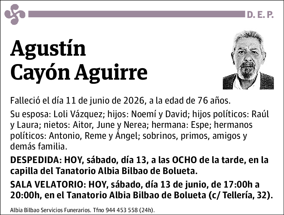 Agustín Cayón Aguirre