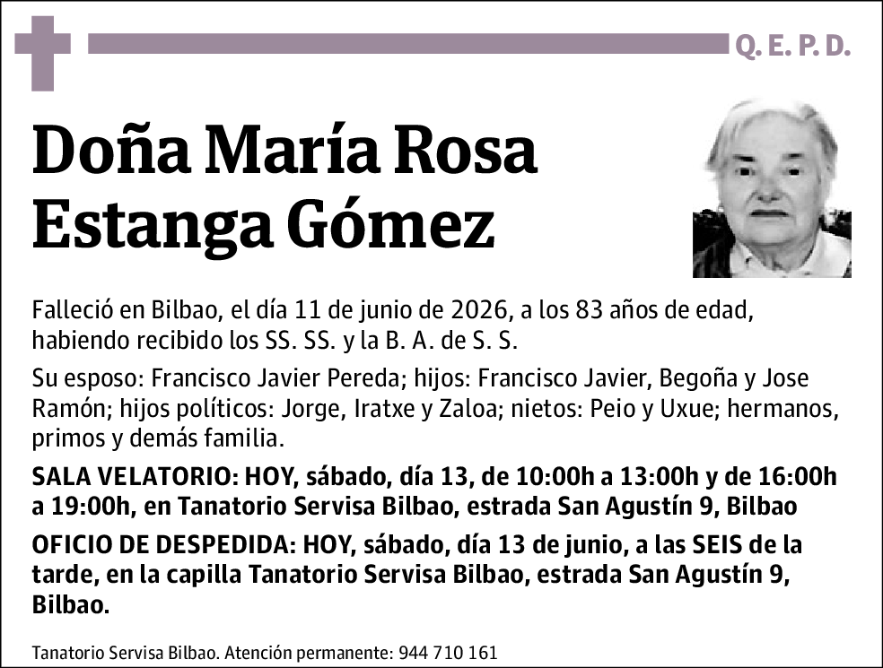 María Rosa Estanga Gómez