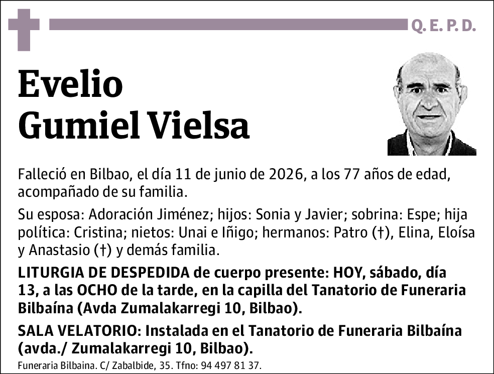 Evelio Gumiel Vielsa