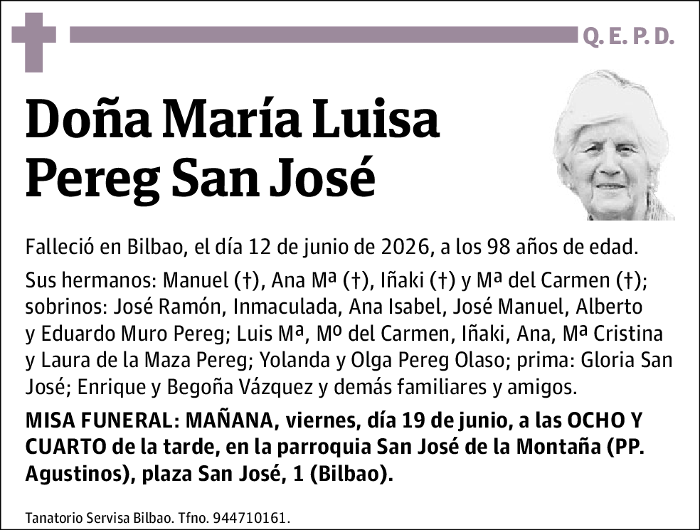 María Luisa Pereg San José