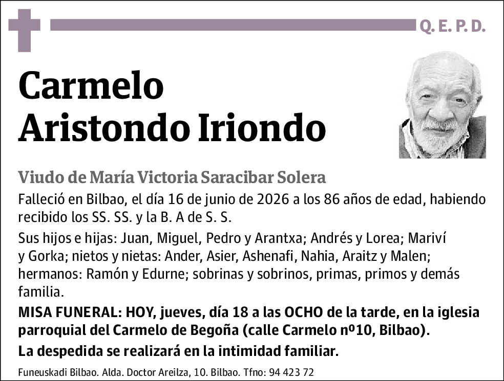 Carmelo Aristondo Iriondo