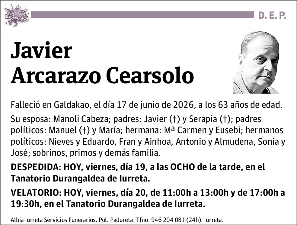 Javier Arcarazo Cearsolo
