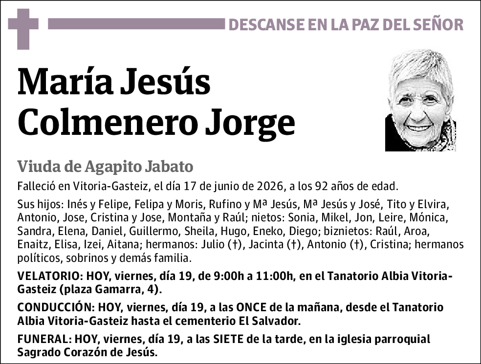 María Jesús Colmenero Jorge
