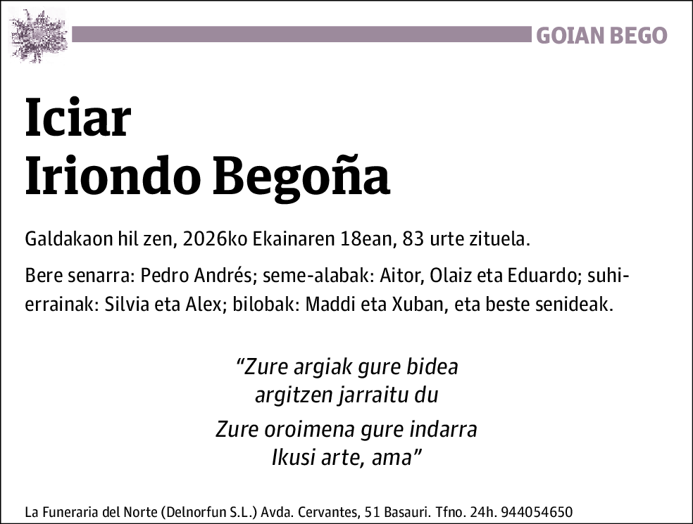 Iciar Iriondo Begoña