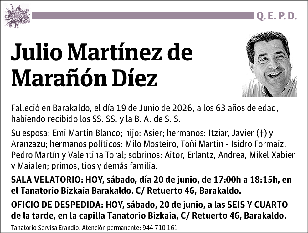 Julio Martínez de Marañón Díez