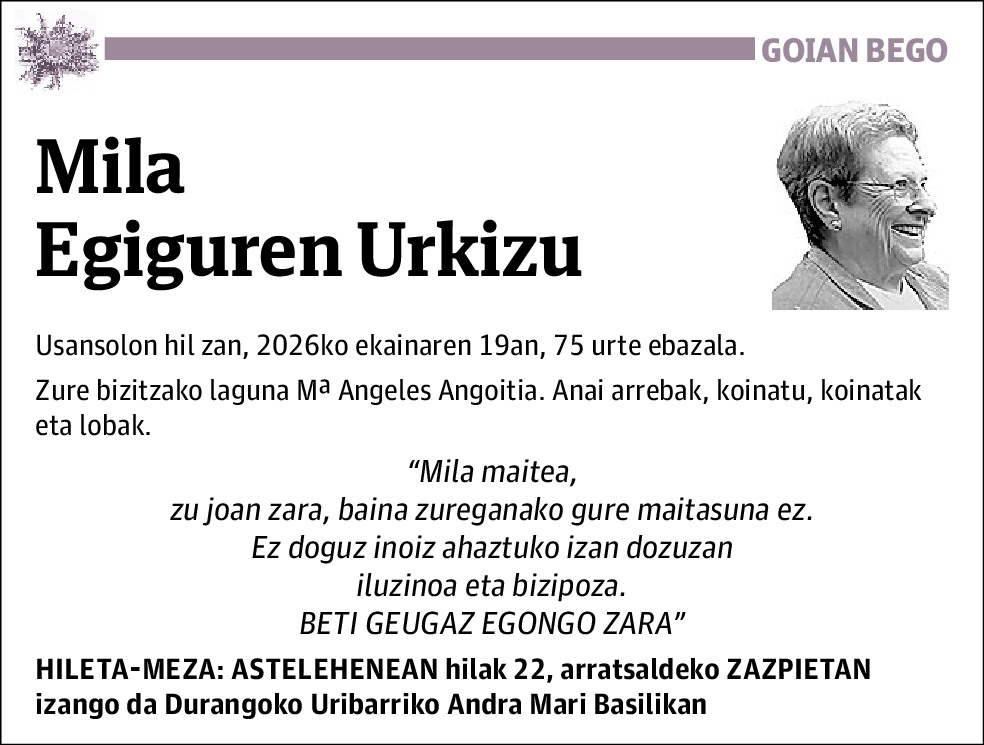 Mila Egiguren Urkizu