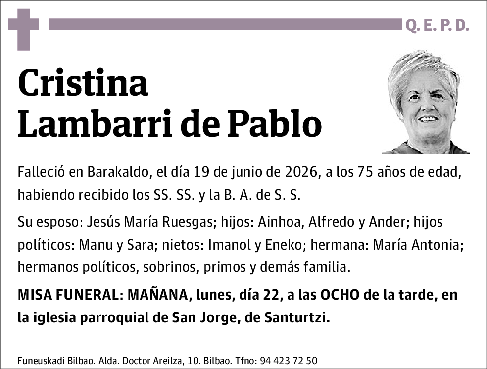 Cristina Lambarri de Pablo