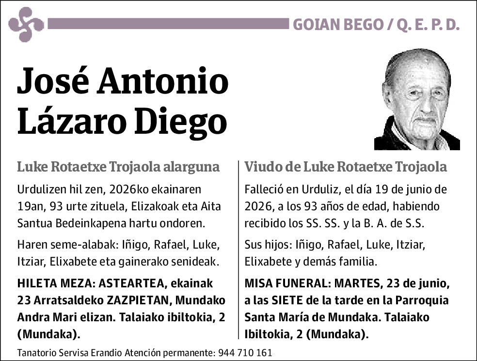 José Antonio Lázaro Diego