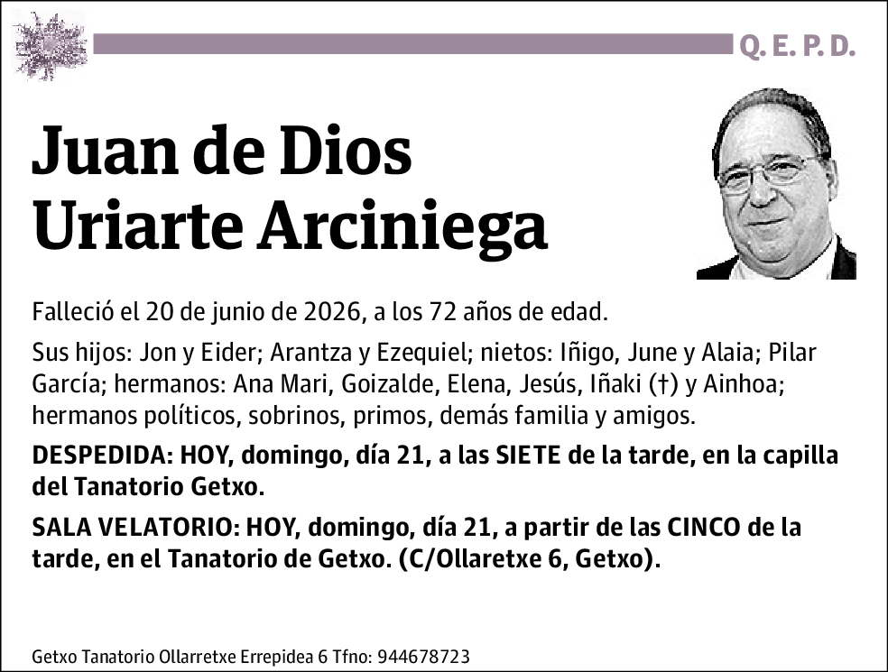Juan de Dios Uriarte Arciniega