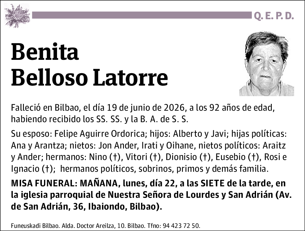Benita Belloso Latorre