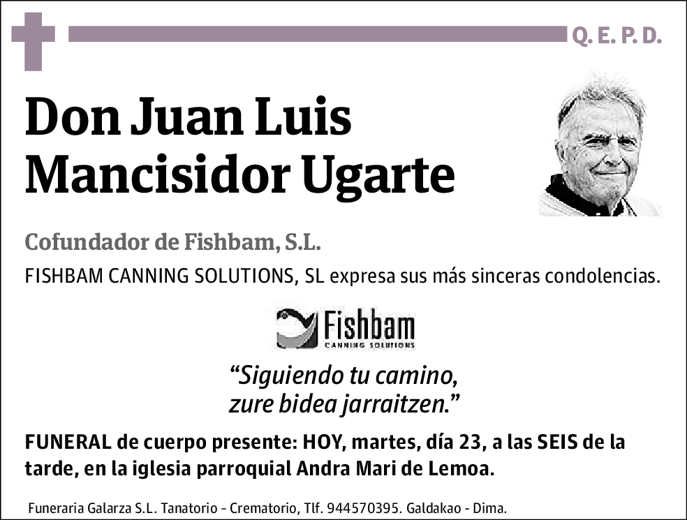 Juan Luis Mancisidor Ugarte
