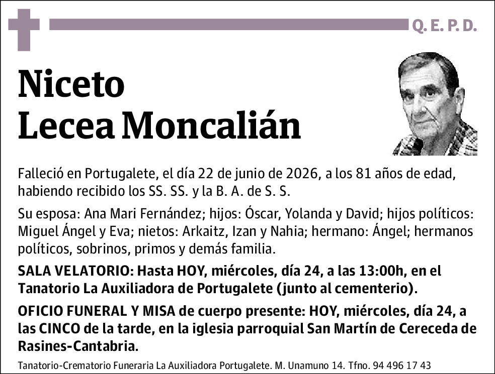 Niceto Lecea Moncalián