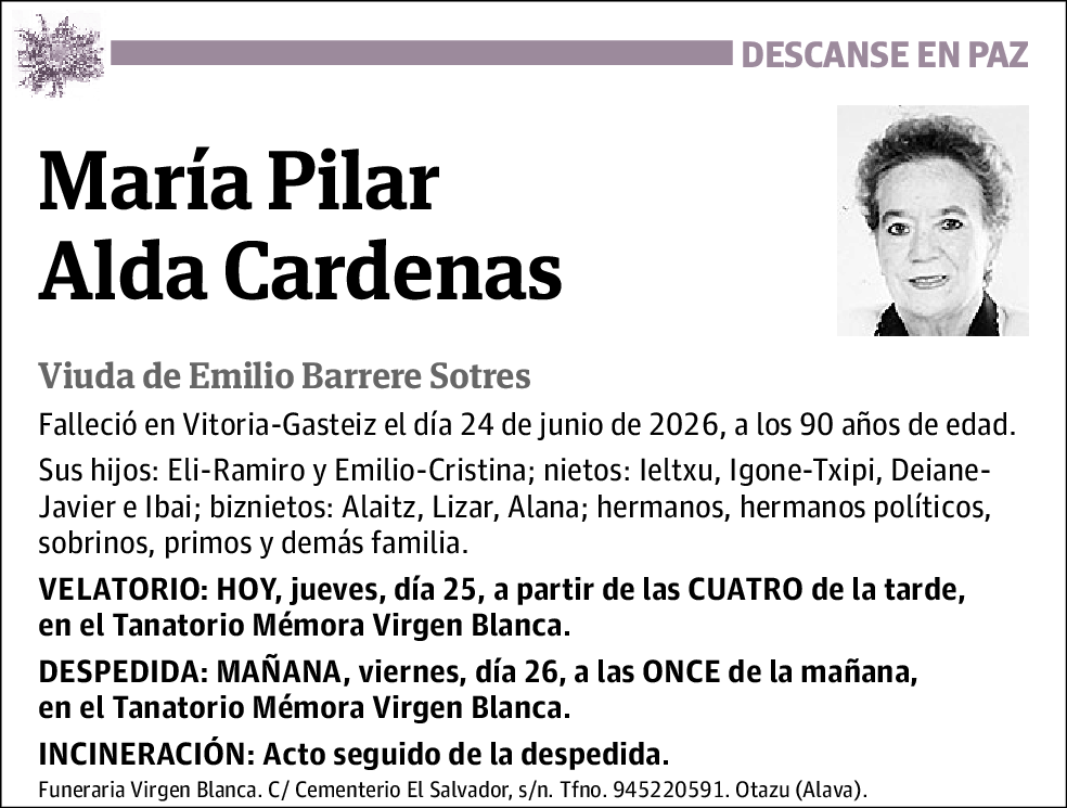 María Pilar Alda Cardenas